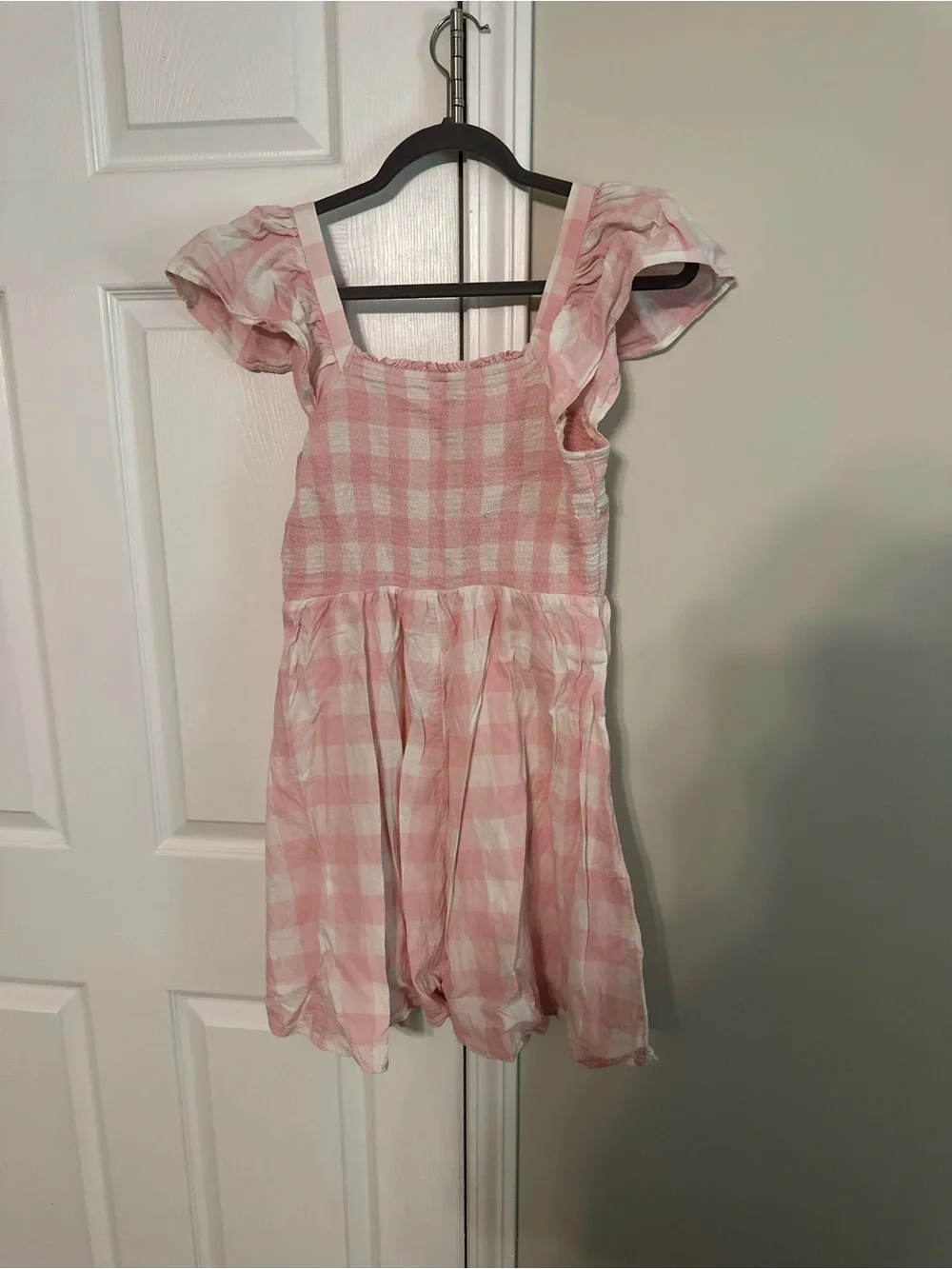 Old Navy pink gingham